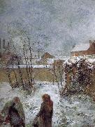 Paul Gauguin Snow oil on canvas